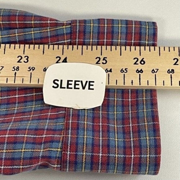 Ralph Lauren Classic Fit Plaid Button‎ Down Long Sleeve Shirt Men's Medium - Picture 7 of 10